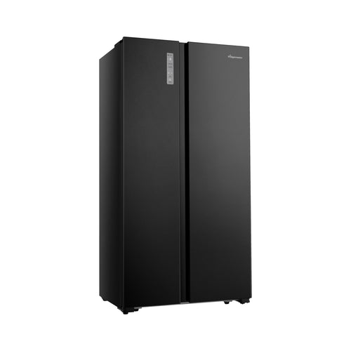 Fridgemaster MS91520EB - Black American Style Fridge Freezer - 519L - E Energy Rating