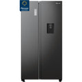 Fridgemaster MS91547BFE - Silver American Fridge Freezer - 547L - E Rated