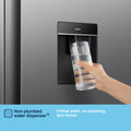 Fridgemaster MS91558DES - Silver American Fridge Freezer - 541L Capacity - E Rating
