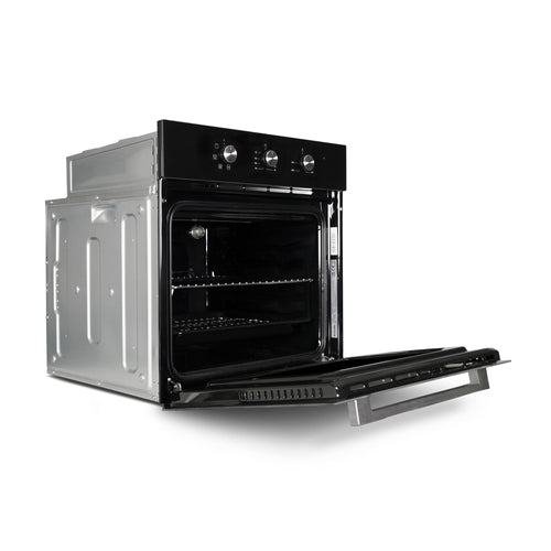 Montpellier MSBFO65B - Black 65L Built-In Single Oven - 5 Functions - Trufan - A Energy