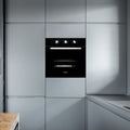 Montpellier MSBFO65B - Black 65L Built-In Single Oven - 5 Functions - Trufan - A Energy