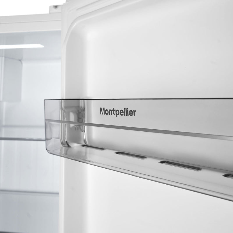 Montpellier MSBS442W - White American Style Side by Side Fridge Freezer - 442L Capacity - E Energy Rating - Display