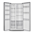 Montpellier MSBS442X - Inox American Style Side by Side Fridge Freezer - 442L - E Energy Rating