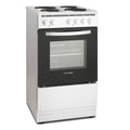 Montpellier MSE46W - White 50cm Electric Cooker - 55L Capacity - C Energy Rating