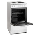 Montpellier MSE46W - White 50cm Electric Cooker - 55L Capacity - C Energy Rating