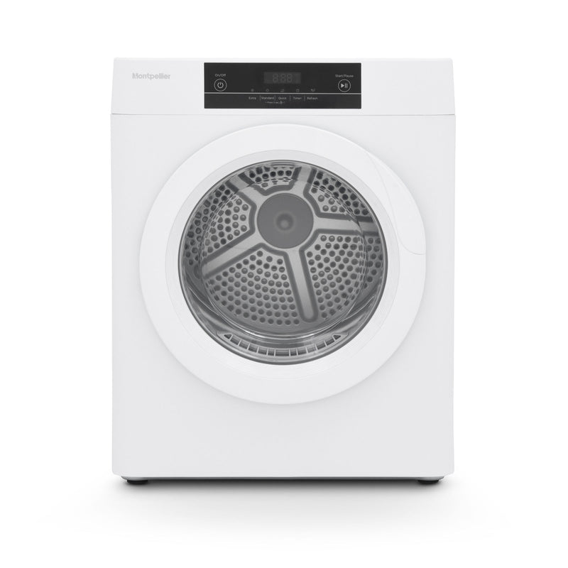 Montpellier MDATD30W - White 3KG Compact Tumble Dryer - Vented - C Energy