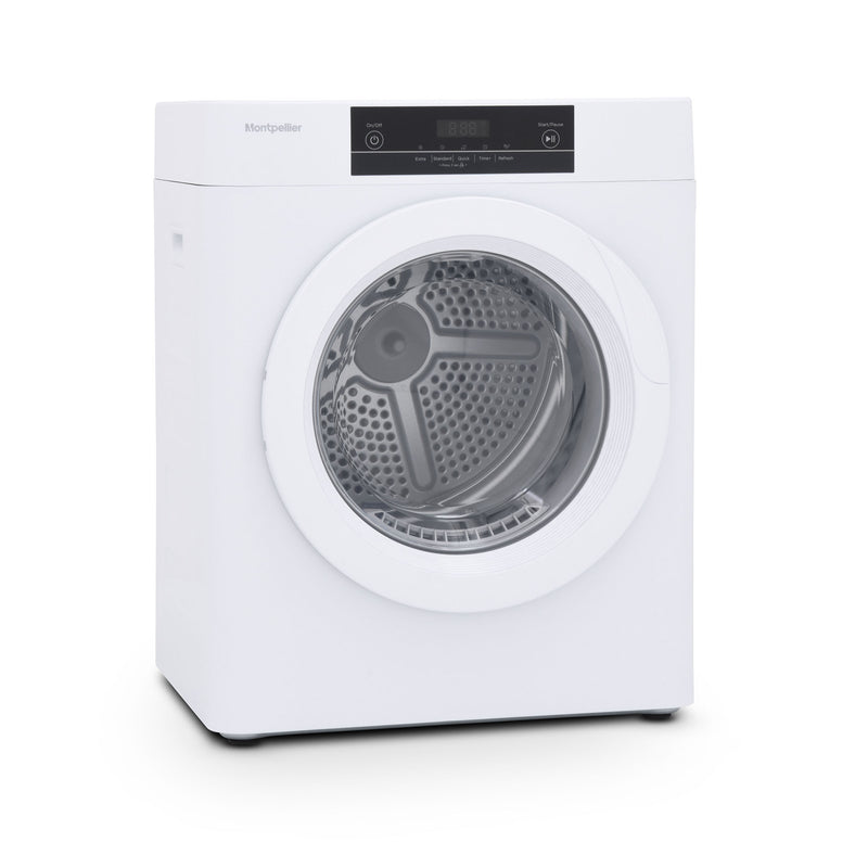 Montpellier MTD30P - White 3KG Compact Tumble Dryer - Vented - C energy