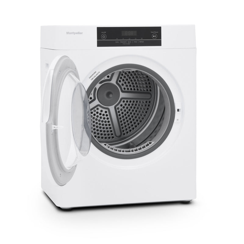 Montpellier MDATD30W - White 3KG Compact Tumble Dryer - Vented - C Energy