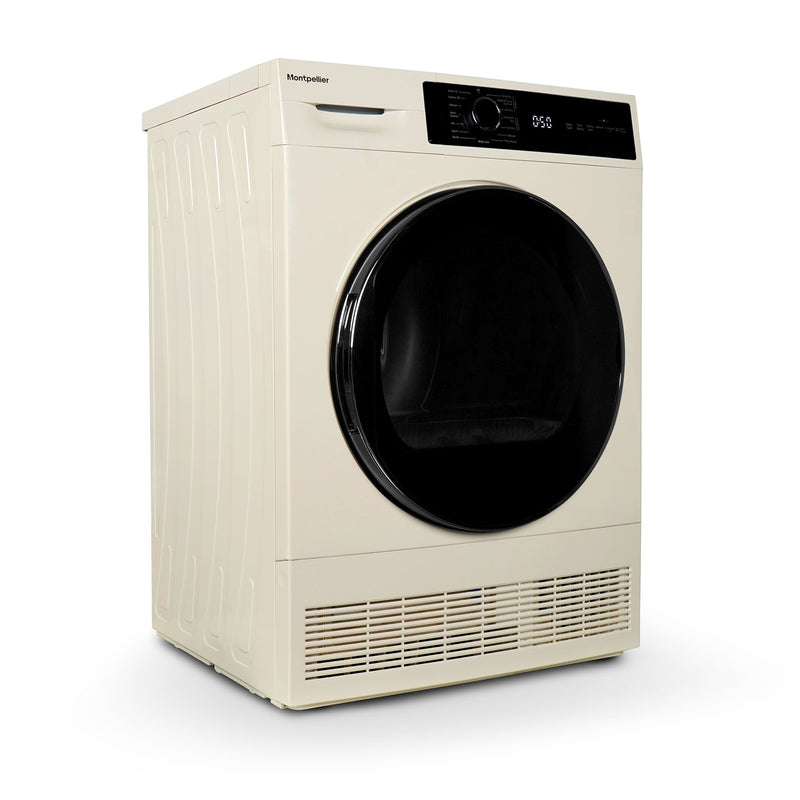 Montpellier MTDC8SDC - Cream 8KG Condenser Tumble Dryer - Sensor Dry - B energy