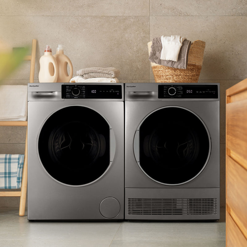 Montpellier MWM814BLS - Silver Freestanding 8KG Washing Machine - 1400 RPM - A energy