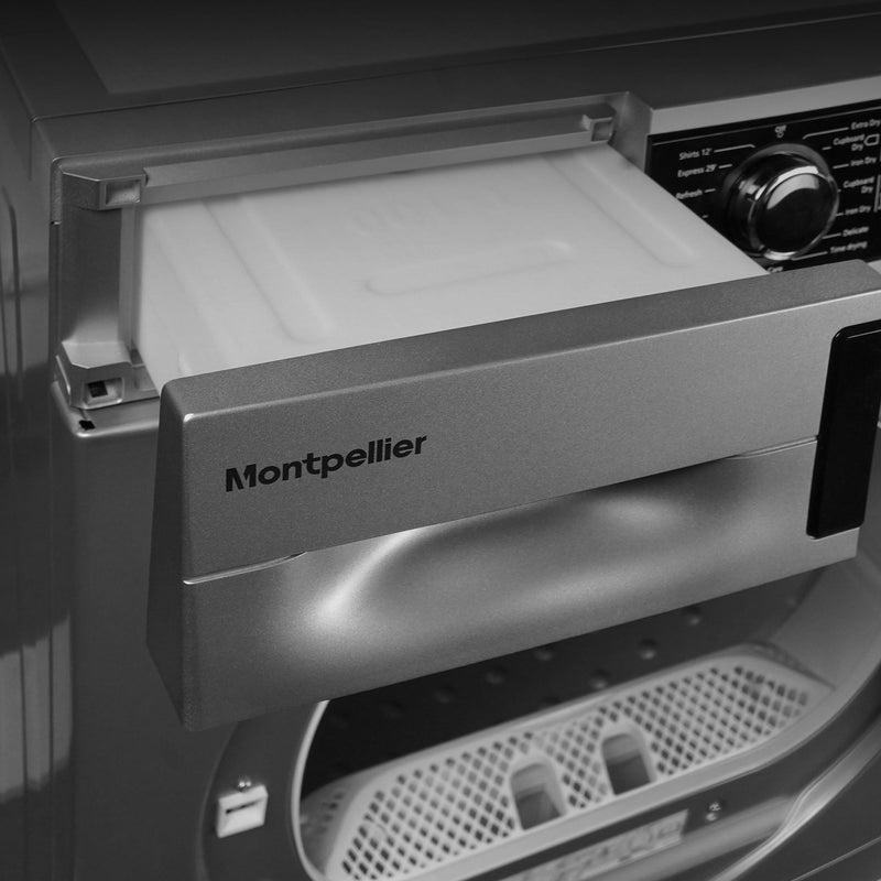 Montpellier MTDC8SDS - Silver 8KG Condenser Tumble Dryer - B energy - Display