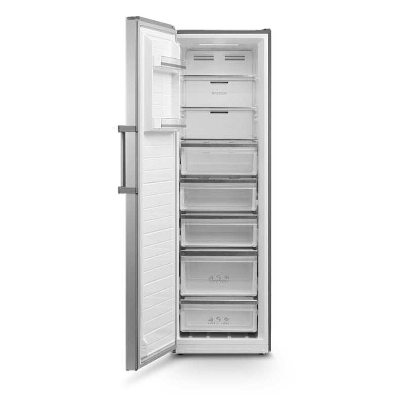 Montpellier MTF273X - Inox Tall No Frost Freezer - 273L Capacity - E Energy Rating