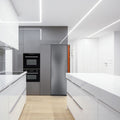 Montpellier MTF273X - Inox Tall No Frost Freezer - 273L Capacity - E Energy Rating