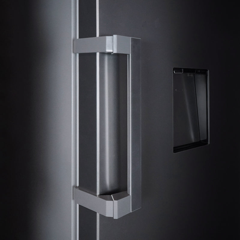 Montpellier MTL362X - Inox Tall Larder Fridge - 362L Capacity - E Energy Rating