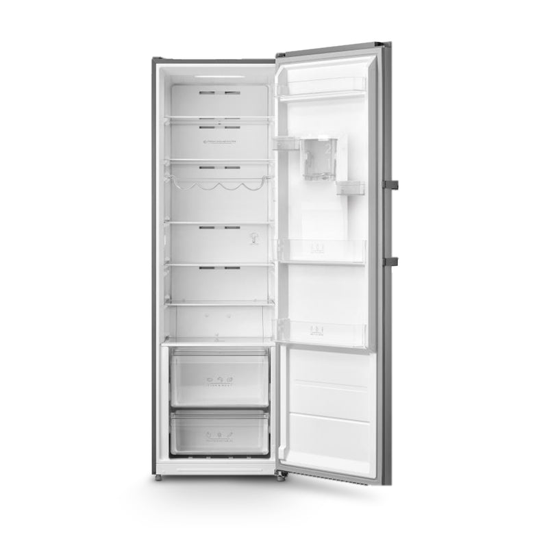 Montpellier MTL362X - Inox Tall Larder Fridge - 362L Capacity - E Energy Rating