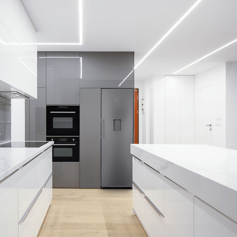 Montpellier MTL362X - Inox Tall Larder Fridge - 362L Capacity - E Energy Rating
