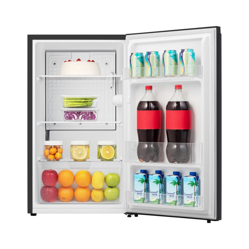 Fridgemaster MUL4892EB - Black Under Counter Fridge - 92L - E Energy Rating