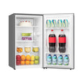 Fridgemaster MUL4892ES - Silver Under Counter Fridge - 92L - E Energy Rating