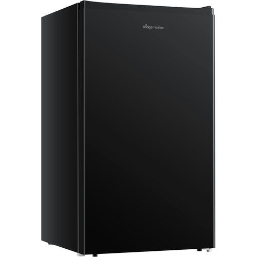 Fridgemaster MUR4894EB - Black Under Counter Fridge with Ice Box - 82L - E Rated