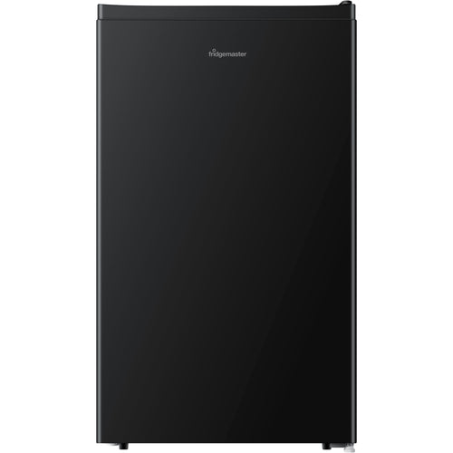 Fridgemaster MUR4894EB - Black Under Counter Fridge with Ice Box - 82L - E Rated