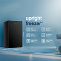 Fridgemaster MUZ4860EB - Black Under Counter Freezer - 61 Litres - E Energy Rating