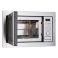 Montpellier MWBI90025 - Stainless Steel Built-In Microwave &amp; Grill - 25L Capacity - 900W/1000W