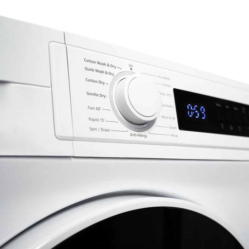 Montpellier MWD8514W - White 8KG Washer Dryers - 1400 RPM - A/E energy