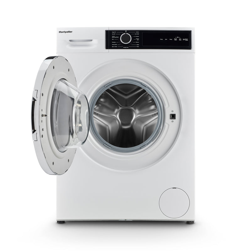 Montpellier MWM814BLW - White Freestanding 8KG Washing Machine - 1400 RPM - A energy