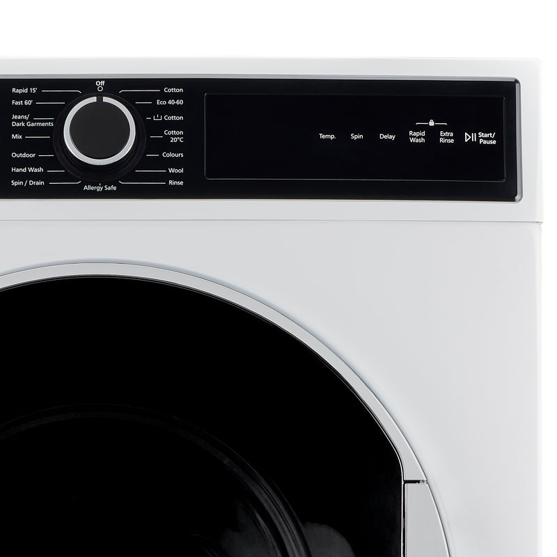 Montpellier MWM814BLW - White Freestanding 8KG Washing Machine - 1400 RPM - A energy