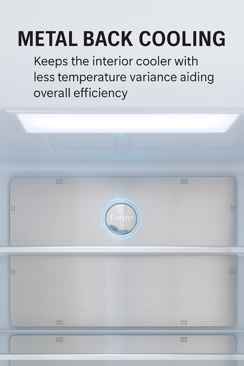 Tesla T530TDXG - Stainless Steel American Fridge Freezer - 529L - E Energy Rating