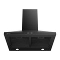 Midea MHA60A17EM400B - Black Chimney Extractor Hood 60cm - 400 m³/h - B Rated