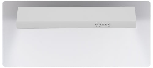 Montpellier MCV60W - White 60cm Visor Extractor Hood - Airflow 186m3/h - 65dB - 26kWh Energy