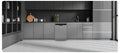 Montpellier MDWD1464S - Silver 14 Place Setting Dishwasher - 6 Programmes - 4 Temperatures - Freestanding