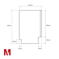 Montpellier MDWBID6064 - White 14 Place Integrated Dishwasher - 6 Programmes - LED Display
