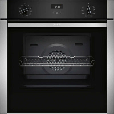 Neff B3ACE4AN3B - Stainless Steel Single Oven - 71L - A+ Energy