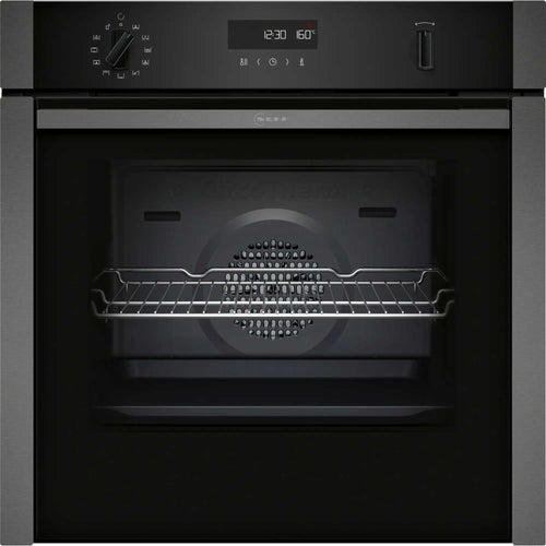 Neff B6ACH7AG7B - Graphite Single Oven - 71L - A+ Energy