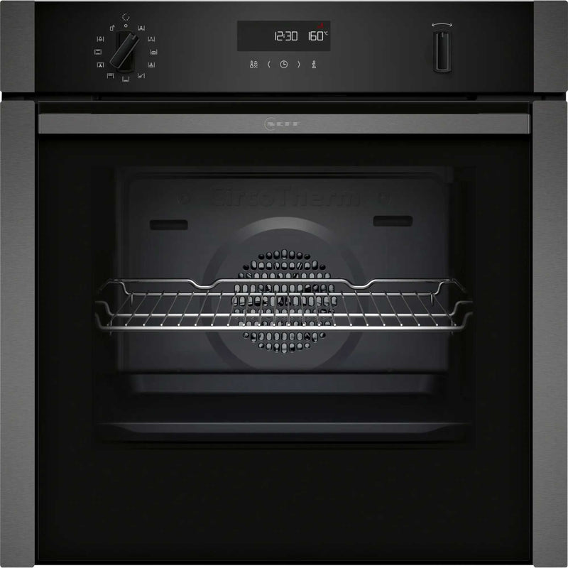 Neff B6ACH7AG7B - Graphite Single Oven - 71L - A+ Energy