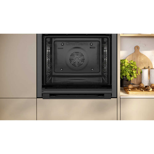 Neff B6ACH7AG7B - Graphite Single Oven - 71L - A+ Energy