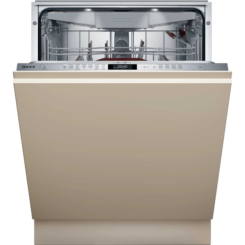 Neff S197YCX05G - Silver 14 Place Setting Fully Integrated Dishwasher - Zeolith - A Energy