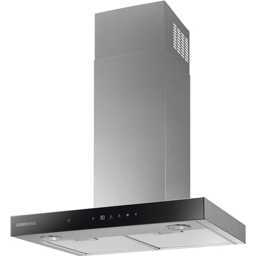 Samsung NK24C5703TS - Stainless Steel/Black Glass Chimney Extractor - Auto Connectivity - E Energy Rated