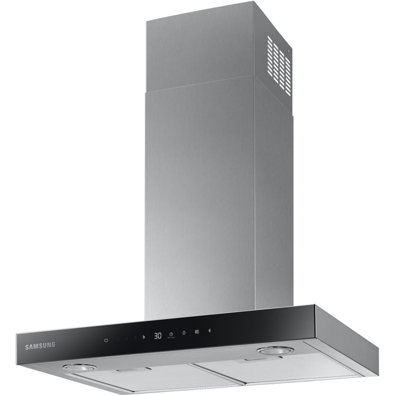 Samsung NK24C5703TS - Stainless Steel/Black Glass Chimney Extractor - Auto Connectivity - E Energy Rated