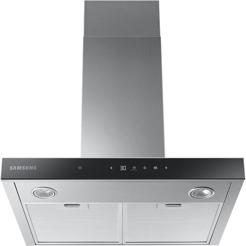 Samsung NK24C5703TS - Stainless Steel/Black Glass Chimney Extractor - Auto Connectivity - E Energy Rated