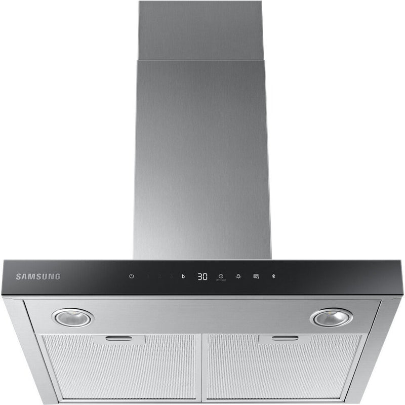 Samsung NK24C5703TS - Stainless Steel/Black Glass Chimney Extractor - Auto Connectivity - E Energy Rated
