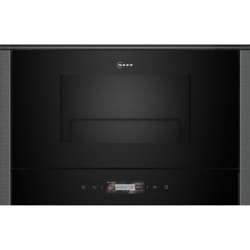 Neff NL4GR31G1B N70 - Grey Built-In Microwave with Grill - 21L - 900W - 5 Power Levels