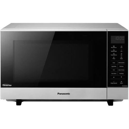 Panasonic NN-SF464MBPQ - Stainless Steel 27L Flatbed Microwave - 1000W - A energy