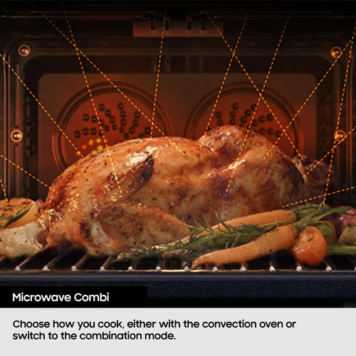 Samsung NQ5B4553FBK Series 4 - Black Smart Compact Oven - 50L Capacity