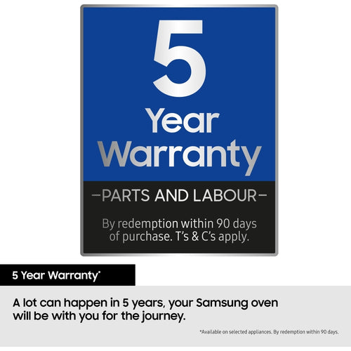 Samsung NQ5B5763DBS Series 5 - Stainless Steel Smart Compact Microwave Combi Oven - 50L