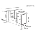 AEG NSF3S822EF - White Under Counter Fridge - 104 Litres - E Energy