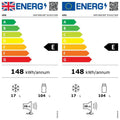 AEG NSF3S822EF - White Under Counter Fridge - 104 Litres - E Energy