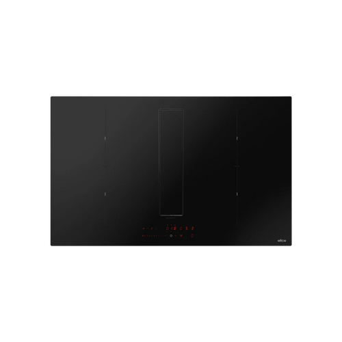 Elica NT-FIT-XL-RAW - Matt Black Vented Induction Hob - 83cm 4 Zones - A Energy